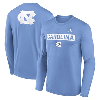 Men's Jordan Brand Carolina Blue North Tar Heels Primetime Campus 2-Hit Legend Long Sleeve T-Shirt