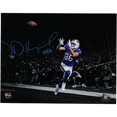 Dalton Kincaid Buffalo Bills Autographed 11" x 14" Spotlight Touchdown Horizontal Photograph