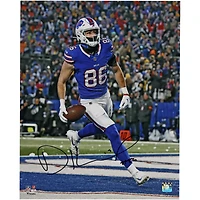 Dalton Kincaid Buffalo Bills Autographed 16" x 20" Snowing Touchdown Vertical Photograph