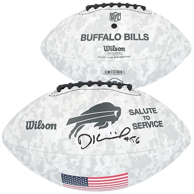 Dalton Kincaid Buffalo Bills Autographed Wilson Salute to Service Football