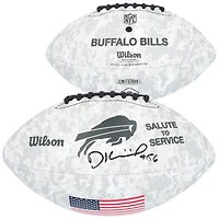 Dalton Kincaid Buffalo Bills Autographed Wilson Salute to Service Football