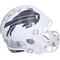 Dalton Kincaid Buffalo Bills Autographed 2024 Salute to Service Speed Replica Helmet