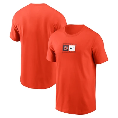 Men's Nike Orange Auburn Tigers Campus Logo Swoosh T-Shirt