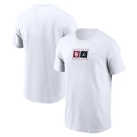 Men's Jordan Brand White Oklahoma Sooners Campus Logo Swoosh T-Shirt