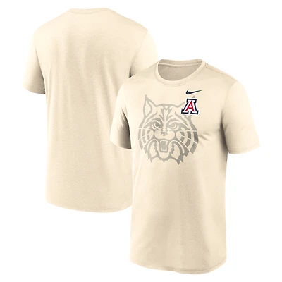 Men's Nike Natural Arizona Wildcats Campus Shadow Legend Performance T-Shirt