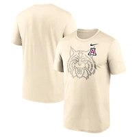 Men's Nike Natural Arizona Wildcats Campus Shadow Legend Performance T-Shirt