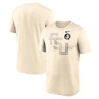 Men's Nike Natural Florida State Seminoles Campus Shadow Legend Performance T-Shirt