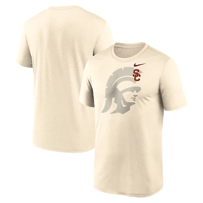 Men's Nike Natural USC Trojans Campus Shadow Legend Performance T-Shirt