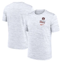 Men's Nike White Auburn Tigers Velocity Stacked Dri-FIT T-Shirt