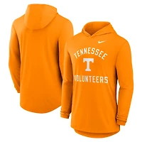 Men's Nike Tennessee Orange Volunteers Classic Arch Tri-Blend Long Sleeve Hoodie T-Shirt