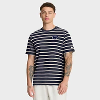 Men's Nike Navy Penn State Nittany Lions Athletic Prep Legacy Summit Stripe T-Shirt
