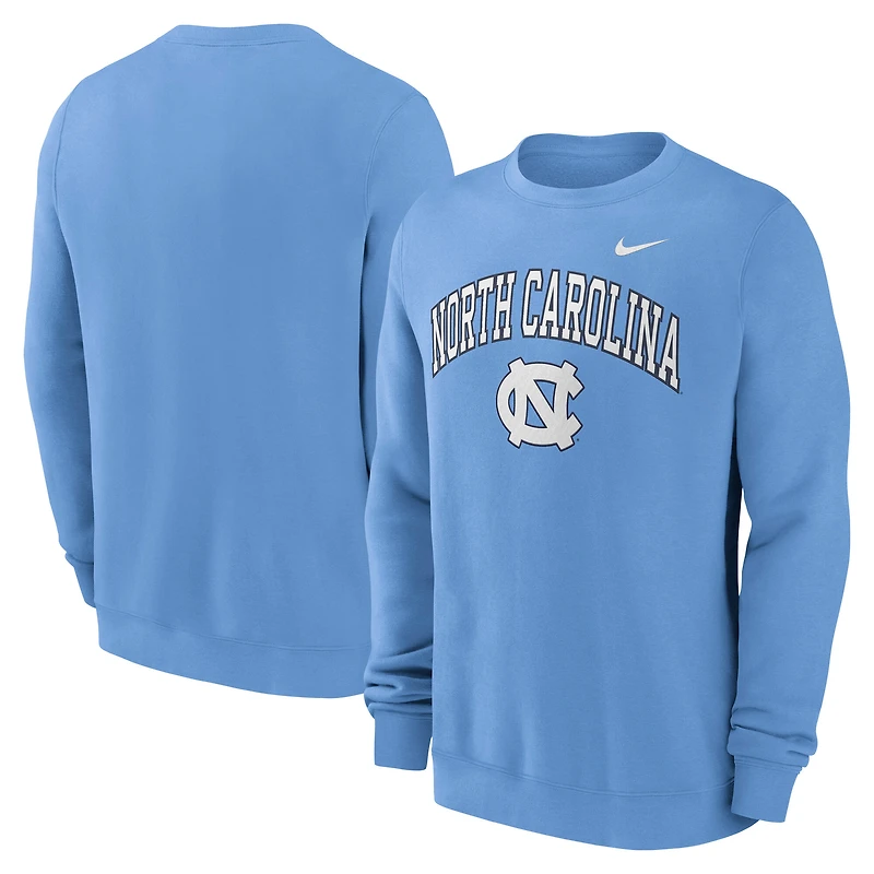 Men's Nike Carolina Blue North Tar Heels Arch Pullover Sweatshirt