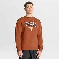 Men's Nike Texas Orange Texas Longhorns Arch Pullover Sweatshirt
