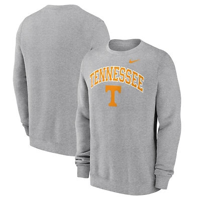 Men's Nike Gray Tennessee Volunteers Arch Pullover Sweatshirt