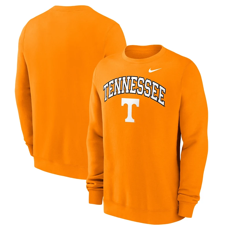 Men's Nike Tennessee Orange Volunteers Arch Pullover Sweatshirt