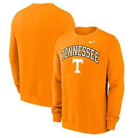 Men's Nike Tennessee Orange Volunteers Arch Pullover Sweatshirt