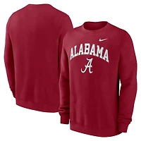 Men's Nike Crimson Alabama Tide Arch Pullover Sweatshirt