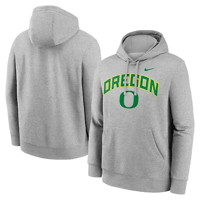 Men's Nike Oregon Ducks Club Fleece Arch Pullover Hoodie