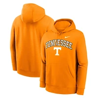 Men's Nike Tennessee Orange Volunteers Club Fleece Arch Pullover Hoodie