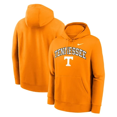 Men's Nike Tennessee Orange Volunteers Club Fleece Arch Pullover Hoodie