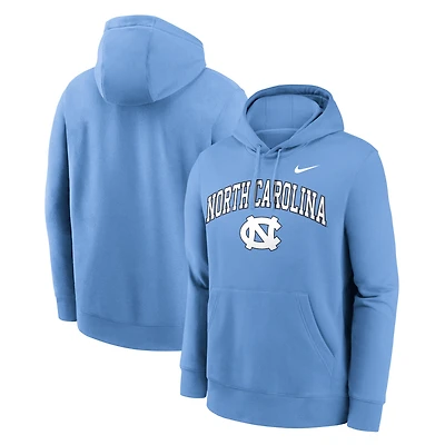 Men's Nike Carolina Blue North Tar Heels Club Fleece Arch Pullover Hoodie