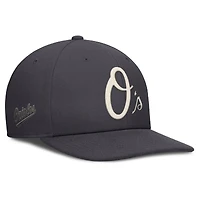Men's Nike Anthracite Baltimore Orioles Statement Pro Snapback Hat