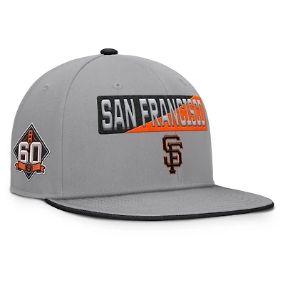 Men's Fanatics Gray San Francisco Giants Punchout Snapback Hat