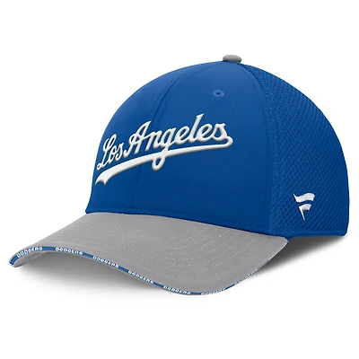 Men's Fanatics Royal/Gray Los Angeles Dodgers Pennant Flex Hat