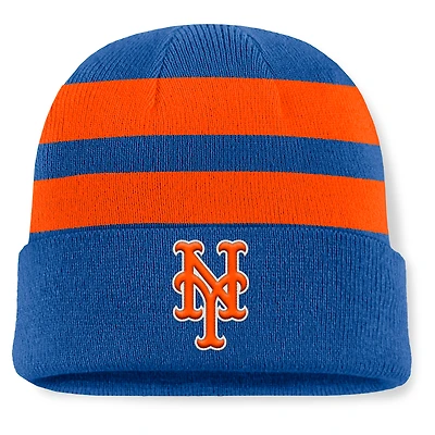 Men's Fanatics Royal New York Mets Baseline Cuffed Knit Hat
