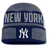 Men's Fanatics Navy New York Yankees Rotation Cuffed Knit Hat