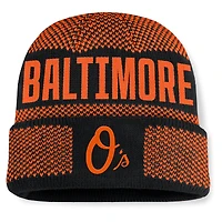Men's Fanatics Black Baltimore Orioles Rotation Cuffed Knit Hat