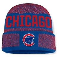 Men's Fanatics Royal Chicago Cubs Rotation Cuffed Knit Hat