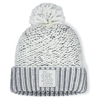 Women's Fanatics  Heather Gray St. Louis Cardinals Hangtime Cuffed Knit with Pom