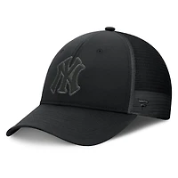Men's Fanatics Black New York Yankees Launch Adjustable Trucker Hat