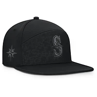 Men's Fanatics Black Seattle Mariners Platoon Adjustable Hat