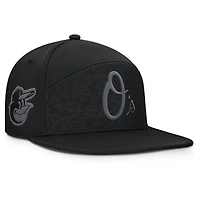 Men's Fanatics Black Baltimore Orioles Platoon Adjustable Hat