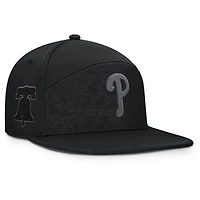 Men's Fanatics Black Philadelphia Phillies Platoon Adjustable Hat