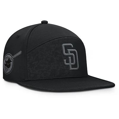 Men's Fanatics Black San Diego Padres Platoon Adjustable Hat