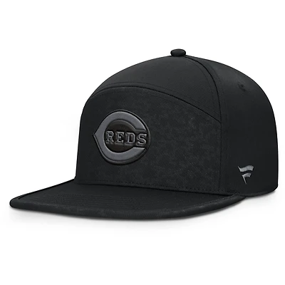 Men's Fanatics Black Cincinnati Reds Platoon Snapback Hat