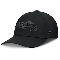 Men's Fanatics Black Atlanta Braves Overpower Flex Hat
