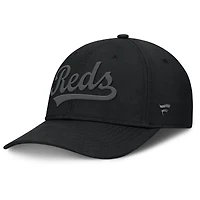 Men's Fanatics Black Cincinnati Reds Overpower Flex Hat