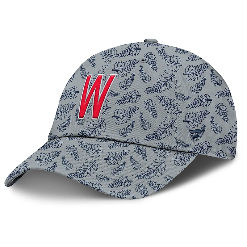 Women's Fanatics  Gray Washington Senators Cooperstown Collection Shift Adjustable Hat