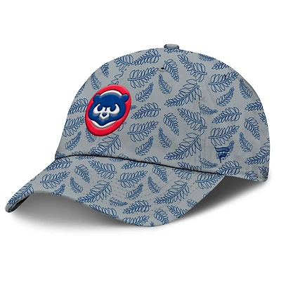 Women's Fanatics  Gray Chicago Cubs Cooperstown Collection Shift Adjustable Hat