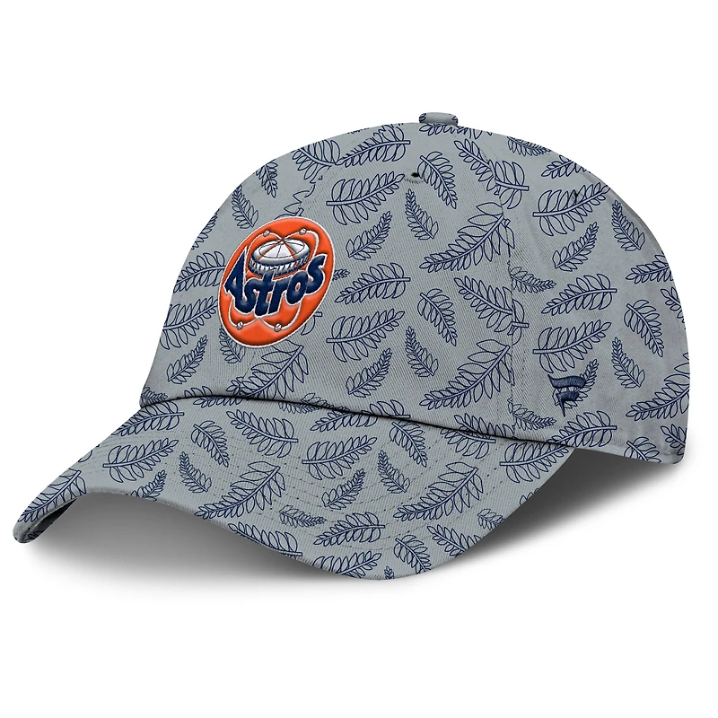 Women's Fanatics  Gray Houston Astros Cooperstown Collection Shift Adjustable Hat