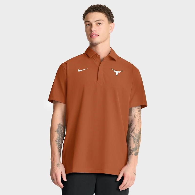 Men's Nike Burnt Orange Texas Longhorns 2025 Coaches Sideline Polo