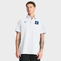Men's Nike White Duke Blue Devils Coaches Sideline Dri-FIT Polo
