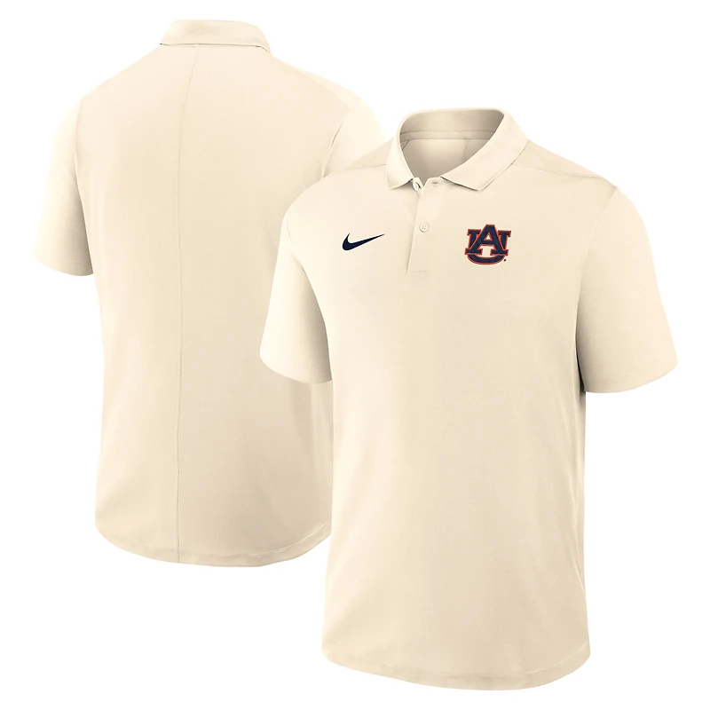 Men's Nike Tan Auburn Tigers Primary Logo Victory Polo