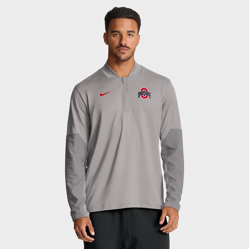 Men's Nike Ohio State Buckeyes One Goal Performance Half-Zip Pullover