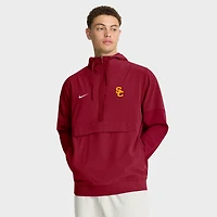 Men's Nike Cardinal USC Trojans Anorak Half-Zip Hoodie Jacket