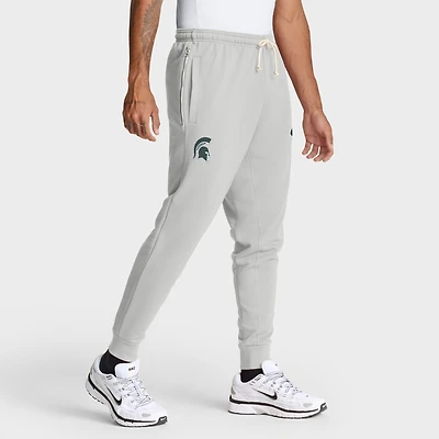 Men's Nike Gray Michigan State Spartans 2025 Sideline Standard Issue Dri-FIT Taper Pants